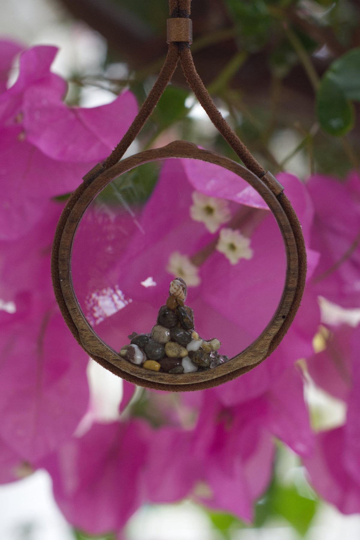 Wooden Zen Magnifier Necklace